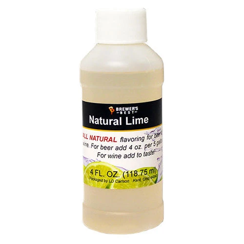 Natural Lime Flavor Extract - 4 Oz. 1 Natural Lime Flavor Extract - 4 Oz.