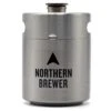 Northern Brewer 1/2 Gallon Mini Keg - Stainless Steel Beer Growler -Northern Brewer Shop 43535 1 2 gallon mini keg 1