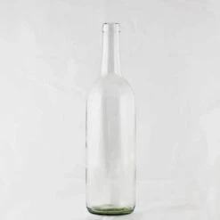 750 Ml Clear Claret Wine Bottles, 12 Per Case