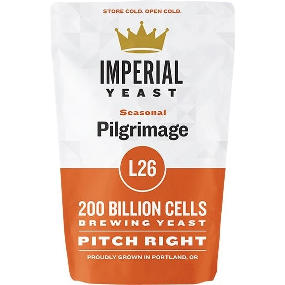Imperial Yeast L26 Pilgrimage Lager Yeast - Seasonal Limited Release 1 Imperial Yeast L26 Pilgrimage Lager Yeast - Seasonal Limited Release