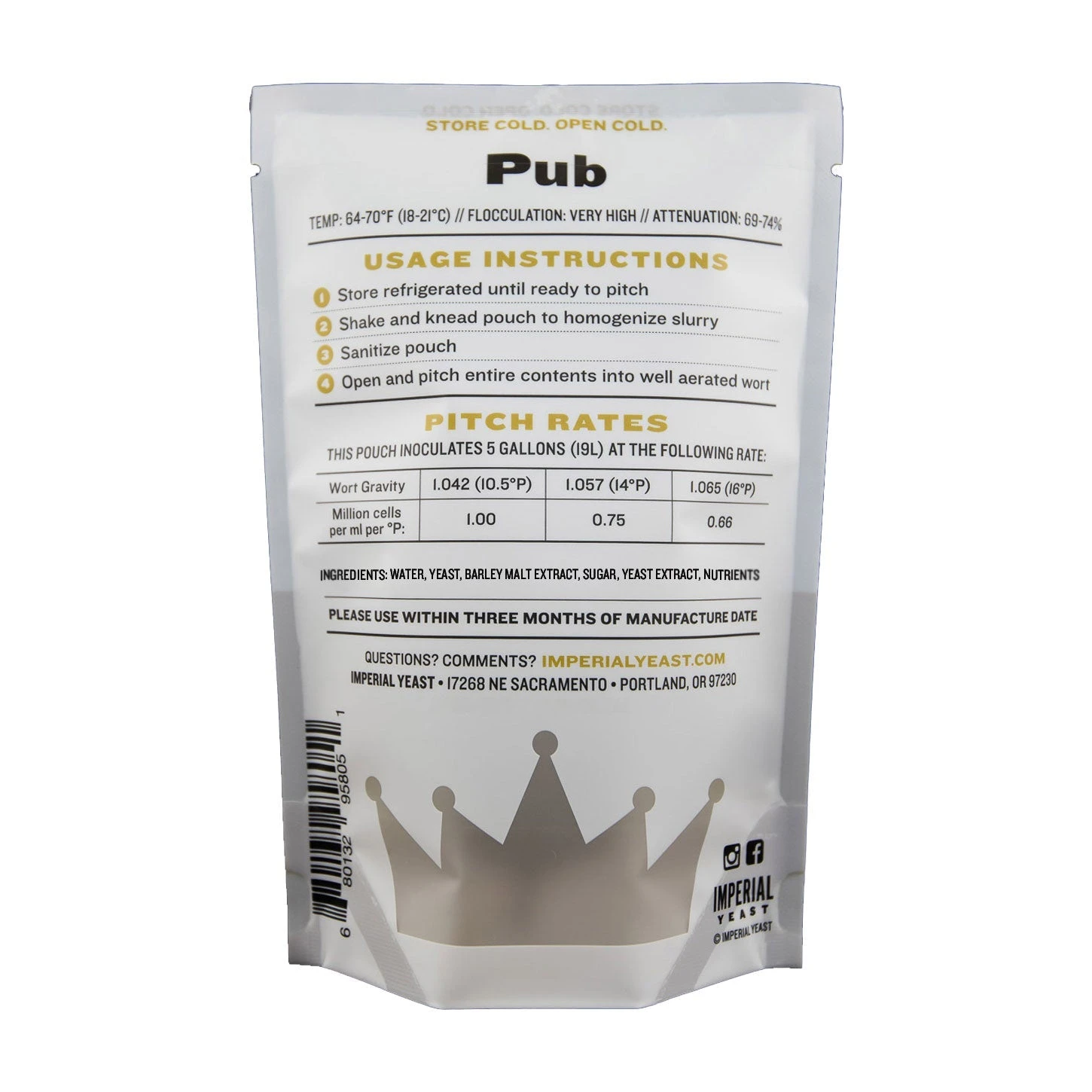 Imperial Yeast A09 Pub 2 Imperial Yeast A09 Pub - Image 2