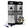 Home Brew Keg System W/ Two Cornelius (Corny) Ball Lock Kegs & Pressure Regulators -Northern Brewer Shop K505 northern brewer Home Brew Keg System Two Cornelius Ball Lock Kegs Pressure Regulators e15dee9a b729 4895 858b d79921adc453