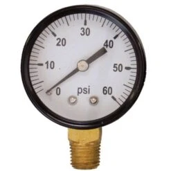 Regulator Gauge - 0-60 Psi RHT